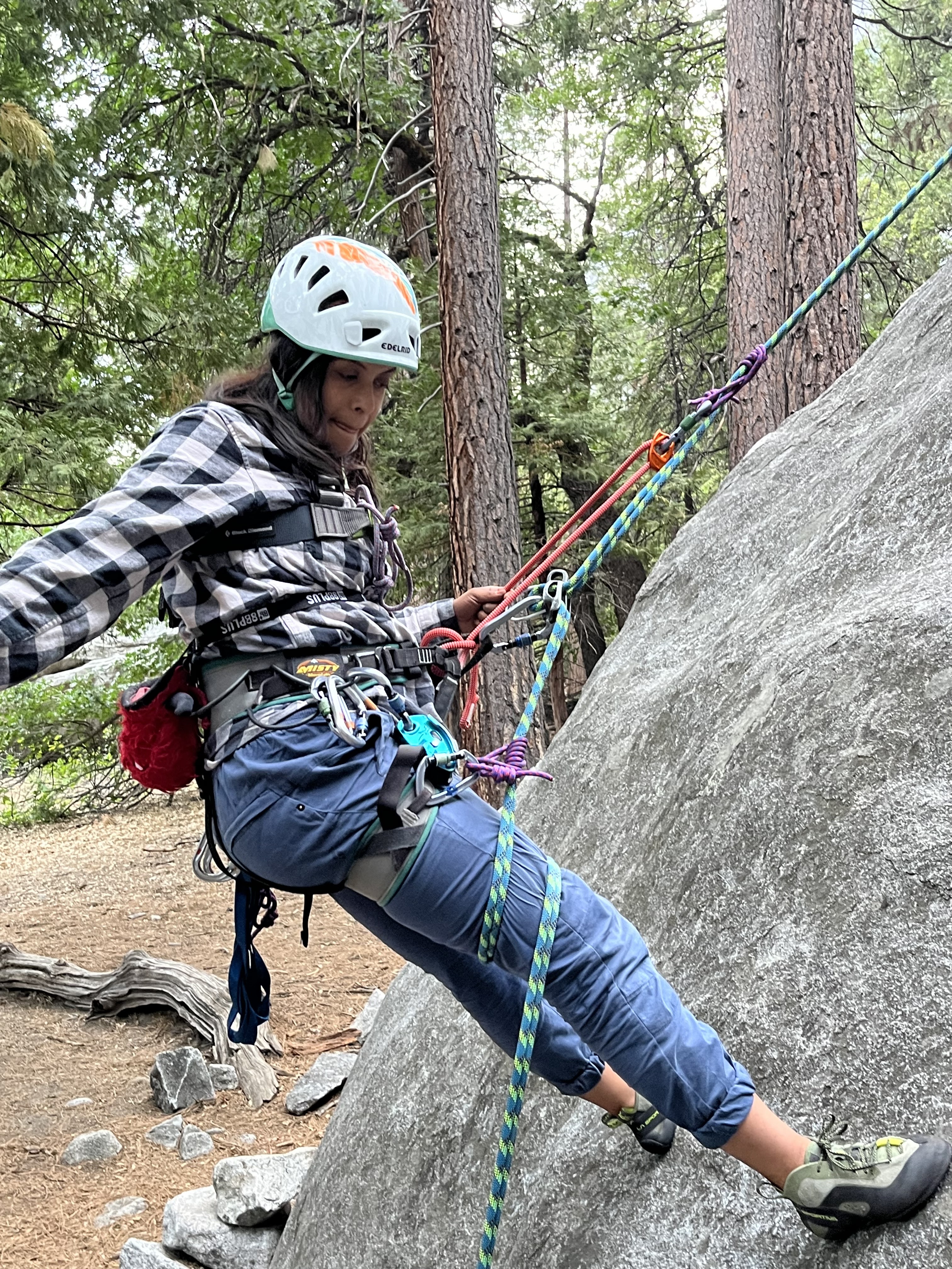 Climbing Lowering